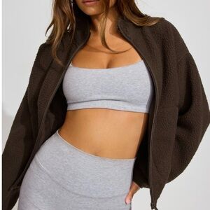 Garage Sherpa Fleece Full Zip Jacket